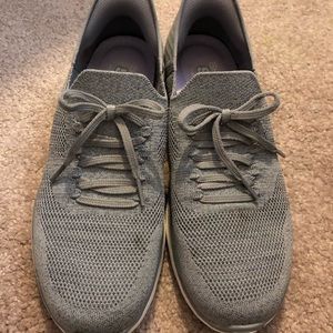 Sketchers gray step-in shoes size 11